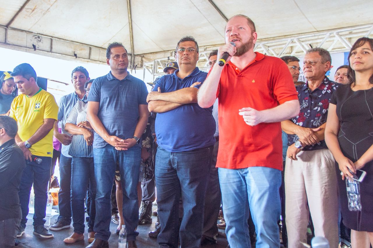 Em São Bento, Othelino diz que obras inauguradas por Flávio Dino são marcantes para a Baixada Maranhense