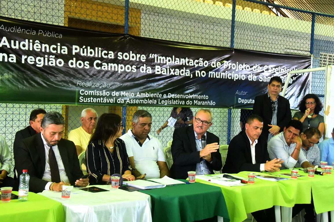 Em audiência , César Pires discute instalação de empresa em campos naturais de Santa Rita