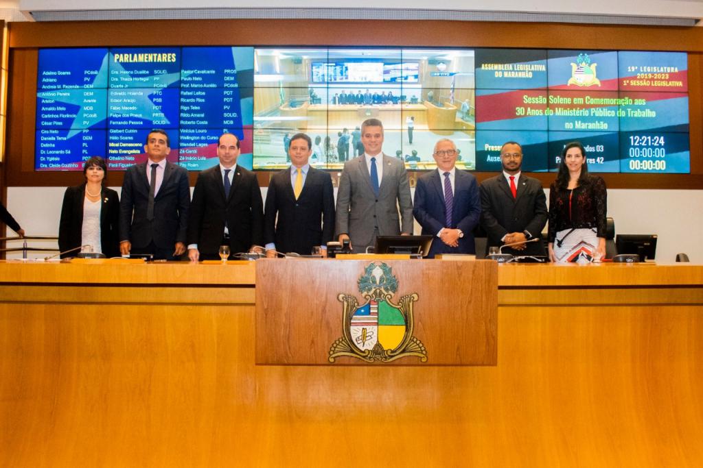 Assembleia realiza sessão solene em homenagem aos 30 anos do Ministério Público do Trabalho no Maranhão