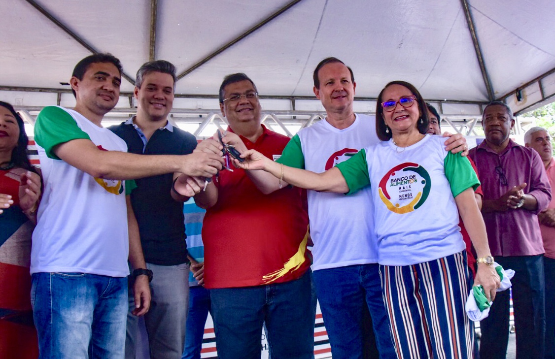 Neto Evangelista representa Alema na inauguração do Banco de Alimentos e do Restaurante Popular do João de Deus