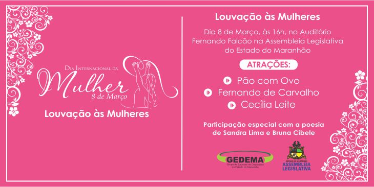 Gedema promoverá dia de Louvação às Mulheres na próxima terça