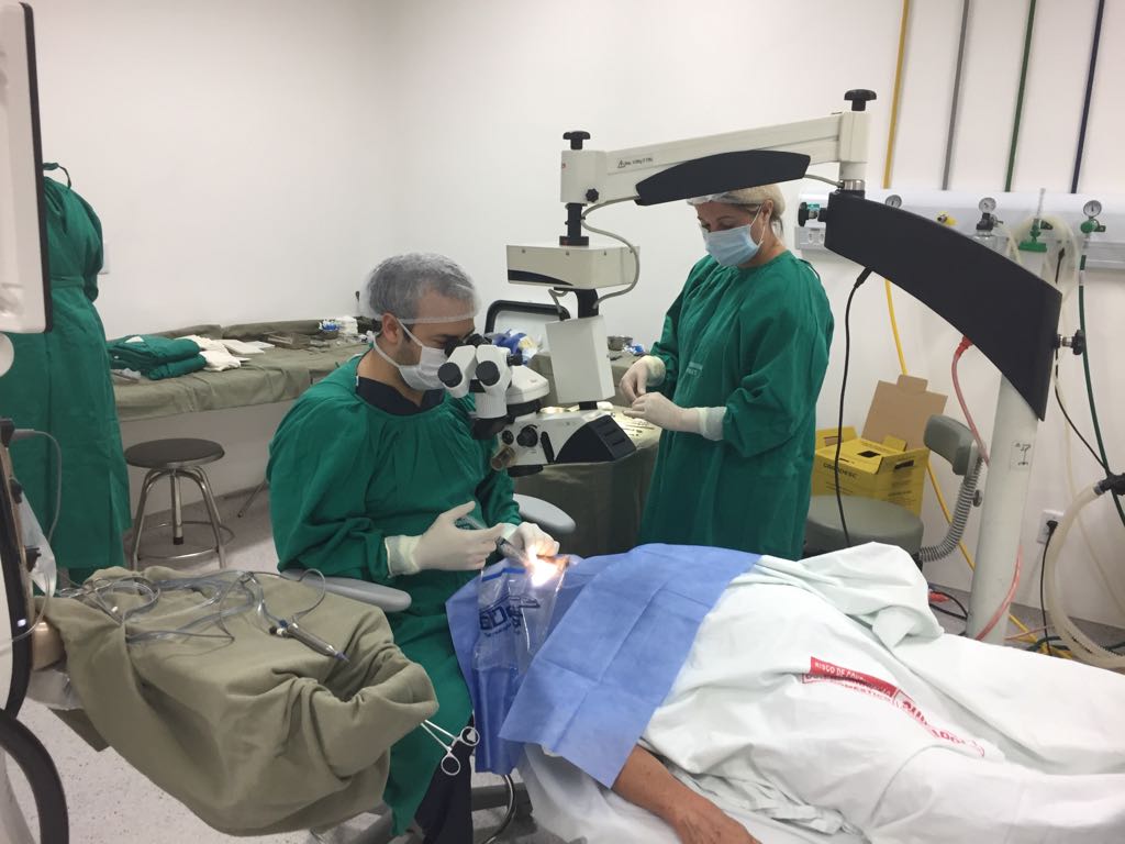 Mutirão de cirurgias oftalmológicas realizadas em unidade de saúde de Imperatriz, com apoio do deputado Marco Aurélio