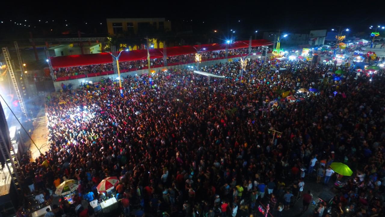 O público lotou o espaço onde aconteceram os shows para celebrar o aniversário de Maranhãozinho 