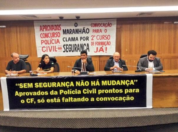 Wellington parabeniza delegados do Maranhão e reafirma compromisso com a classe