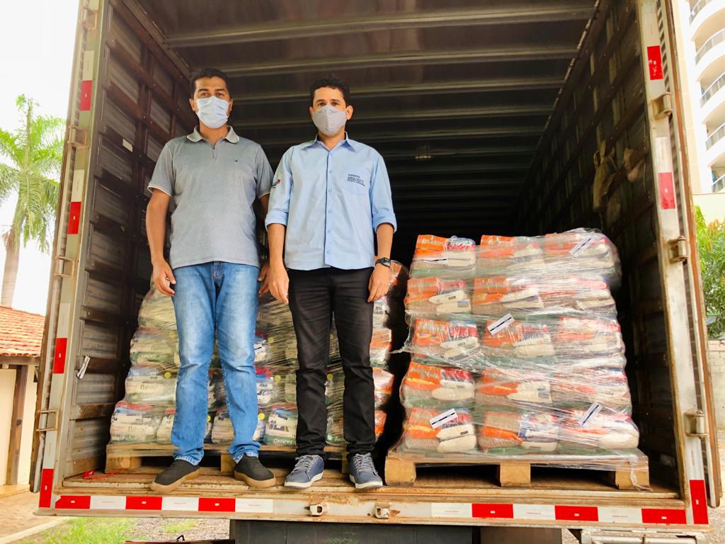 Recurso destinado por Marco Aurélio garante 33 toneladas de alimentos para a Região Tocantina