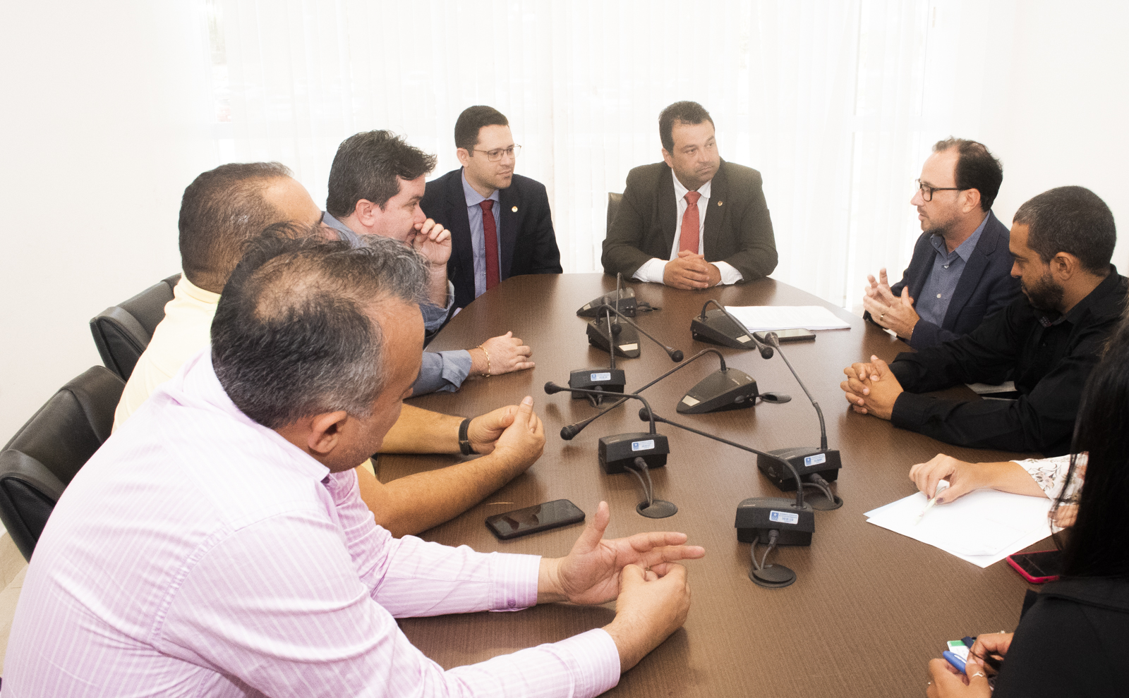Adelmo Soares e Ciro Neto ouvem representantes de farmacêuticos do Maranhão