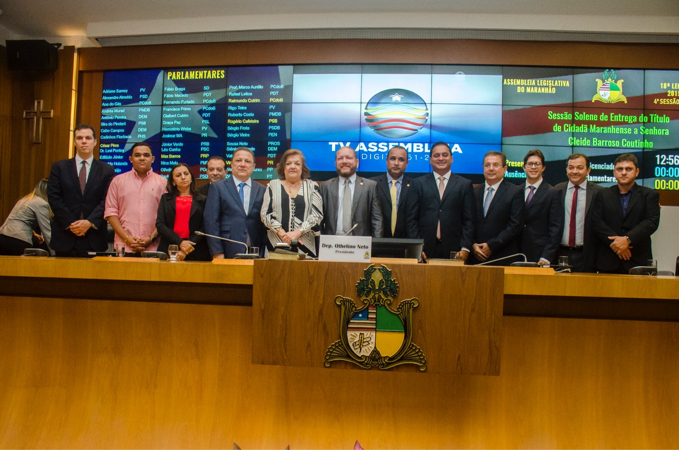 Assembleia Legislativa concede Título de Cidadã Maranhense a Cleide Coutinho  
