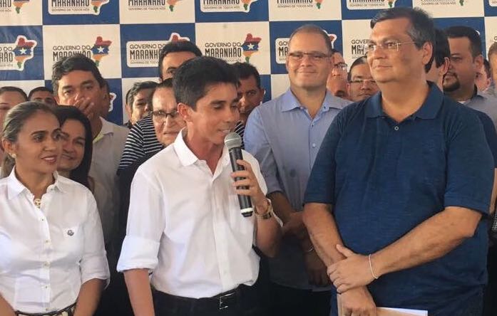 Líder do Governo participa do anúncio de um pacote de melhorias para o município de Estreito  