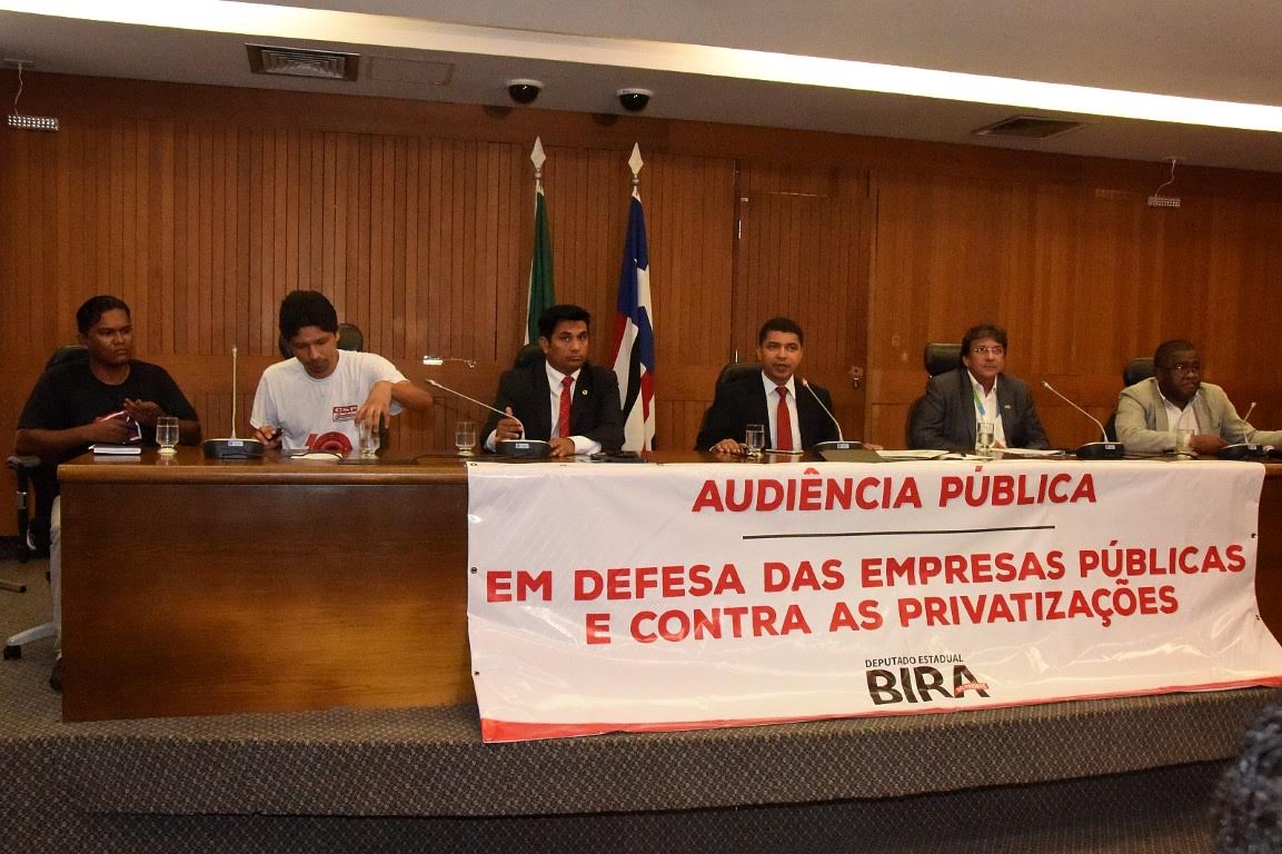 Audiência propõe uma Frente Parlamentar em Defesa das Empresas Públicas e Contra as Privatizações