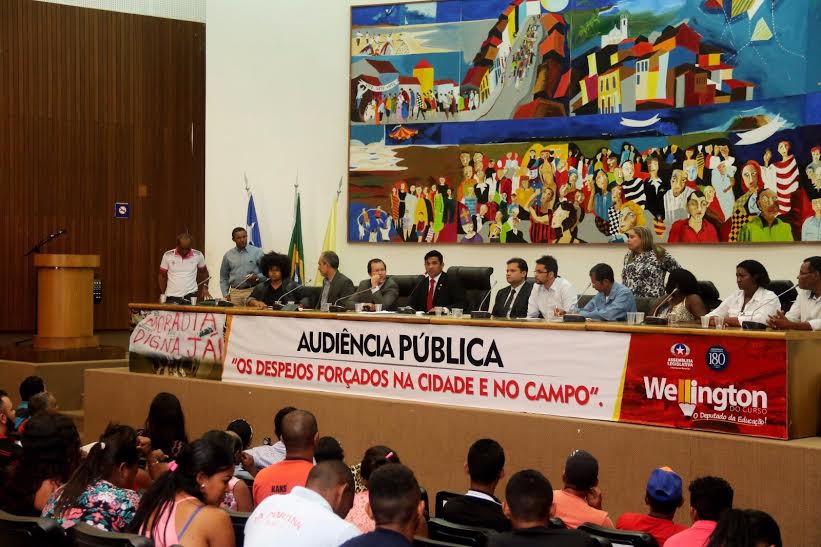 Deputado Wellington discute despejos forçados na cidade e no campo