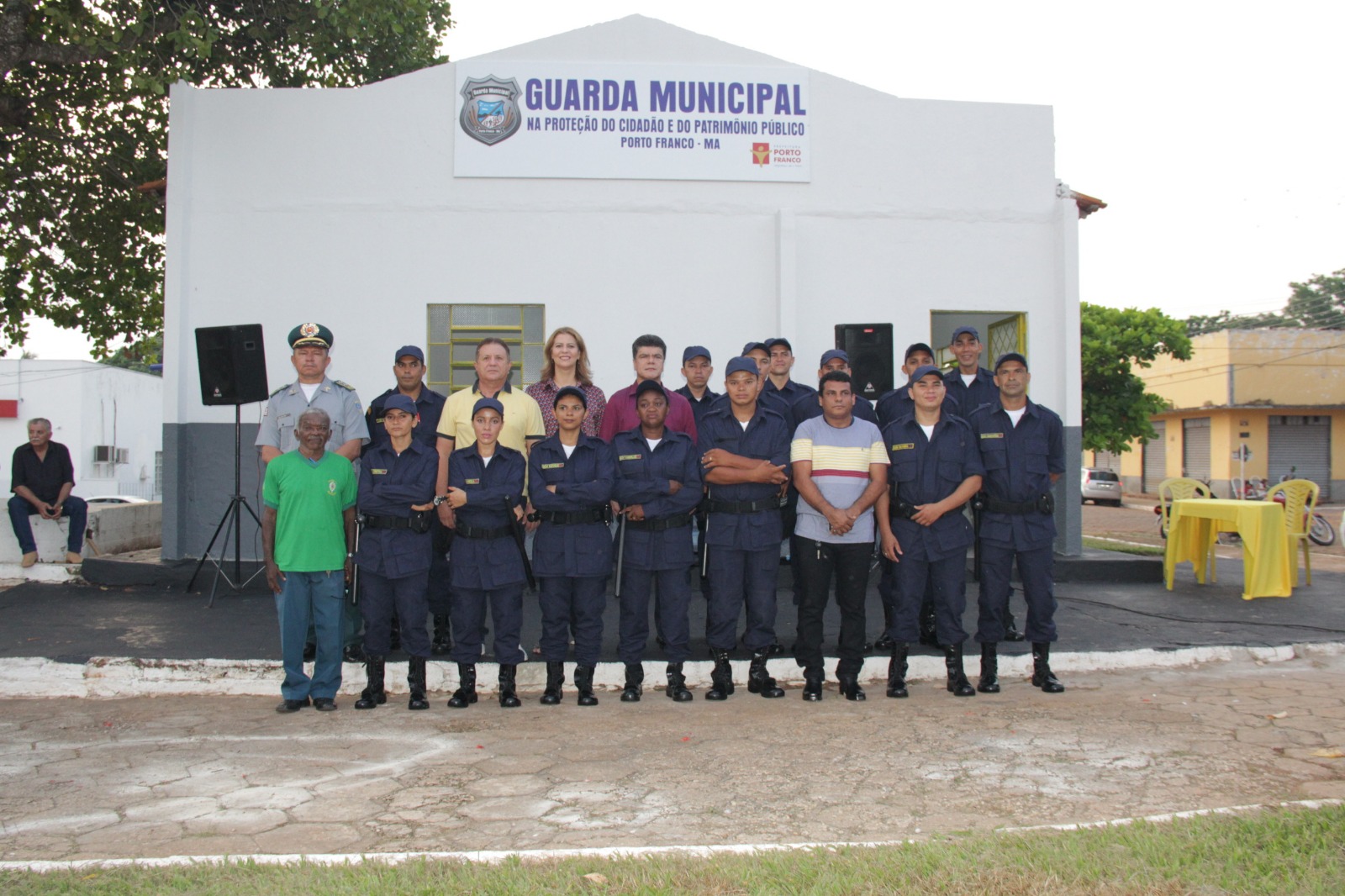 Valéria participa de solenidade de implantação da Guarda Municipal de Porto Franco