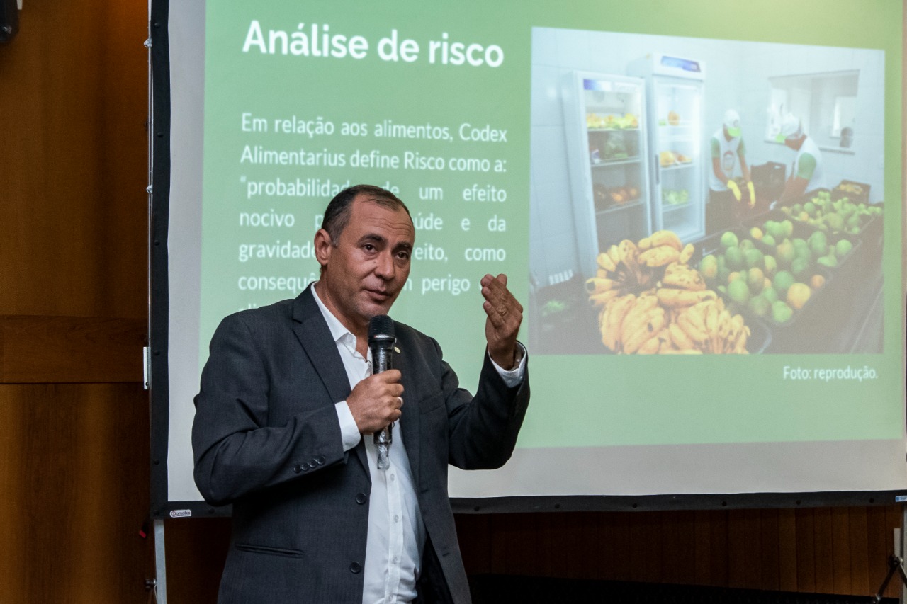 Diego Sampaio, presidente do Sindicato dos Servidores da Fiscalização Agropecuária no Maranhão, participou da audiência 