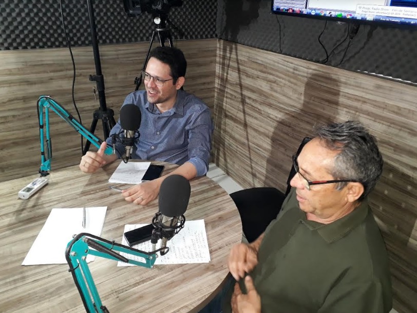 Ciro Neto e prefeito de Presidente Dutra concedem entrevista à Rádio FM Centro Norte 