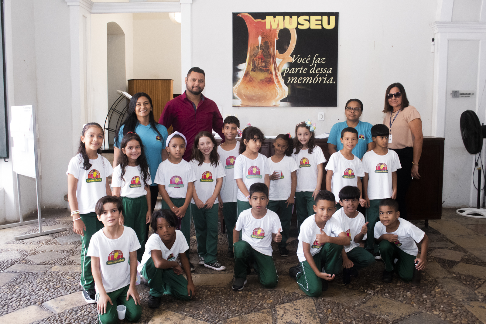 Alunos da Creche-Escola Sementinha visitam Museu Histórico e Artístico do Maranhão