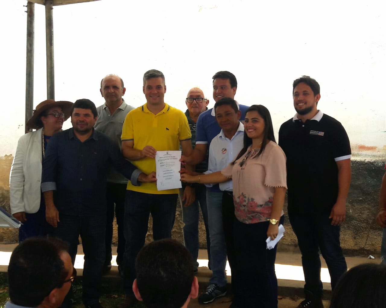 Neto Evangelista participa de assinatura de ordem de serviço para construção de escola em Coroatá
