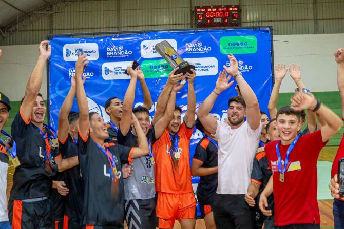Copa Davi Brandão de Futsal consagra o time Rei Davi de Lago da Pedra como campeão