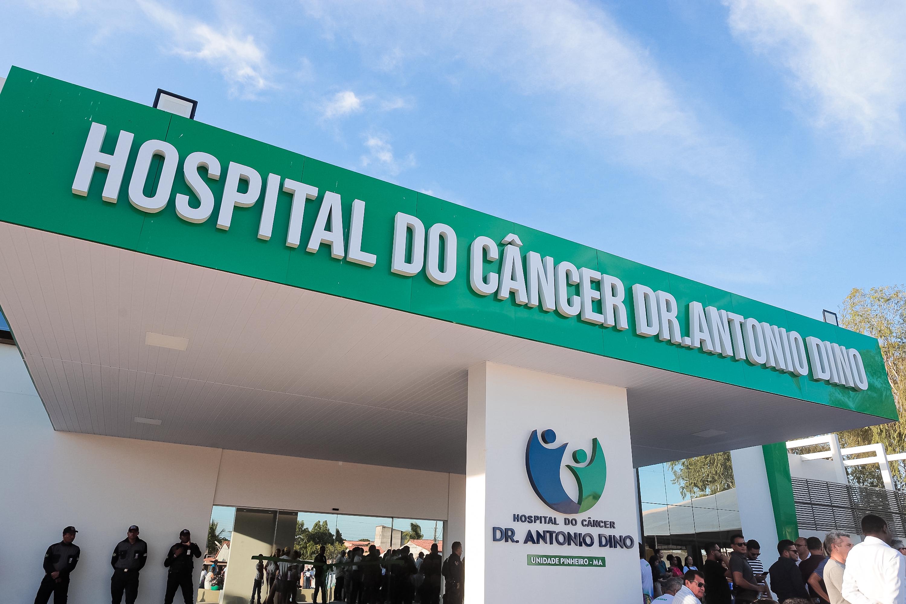 Fachada do Hospital Dr. Antonio Dino, que oferecerá serviços essenciais da população do interior do estado