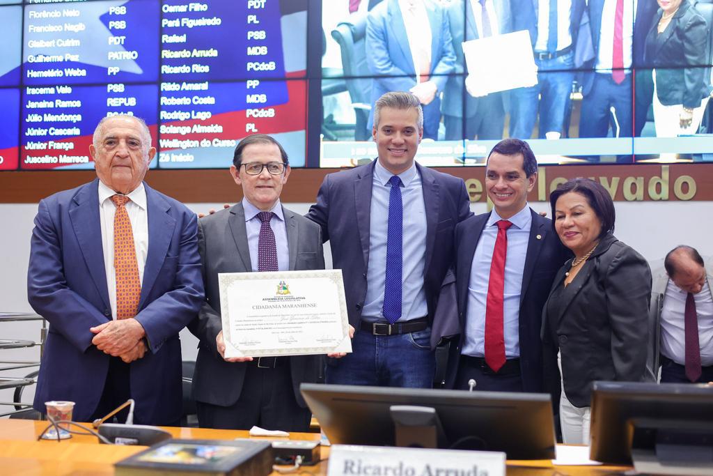 Alema concede Título de Cidadão Maranhense ao diretor do Hospital Aldenora Bello José Generoso