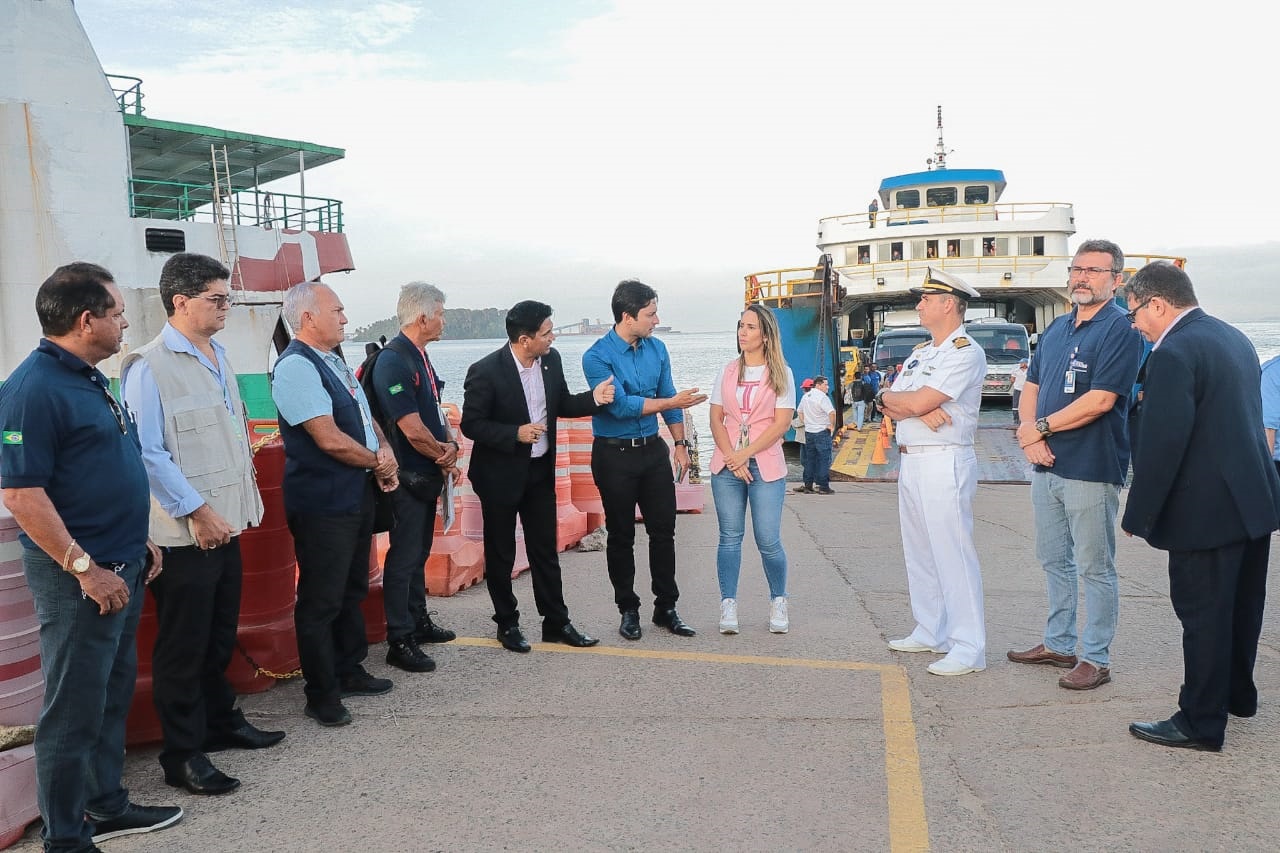 Deputada Thaiza Hortegal acompanha fiscalização em ferryboats