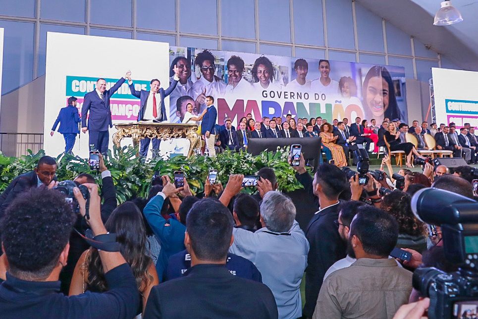 Solenidade de posse do novo secretariado do governo Carlos Brandão, realizada em Imperatriz 