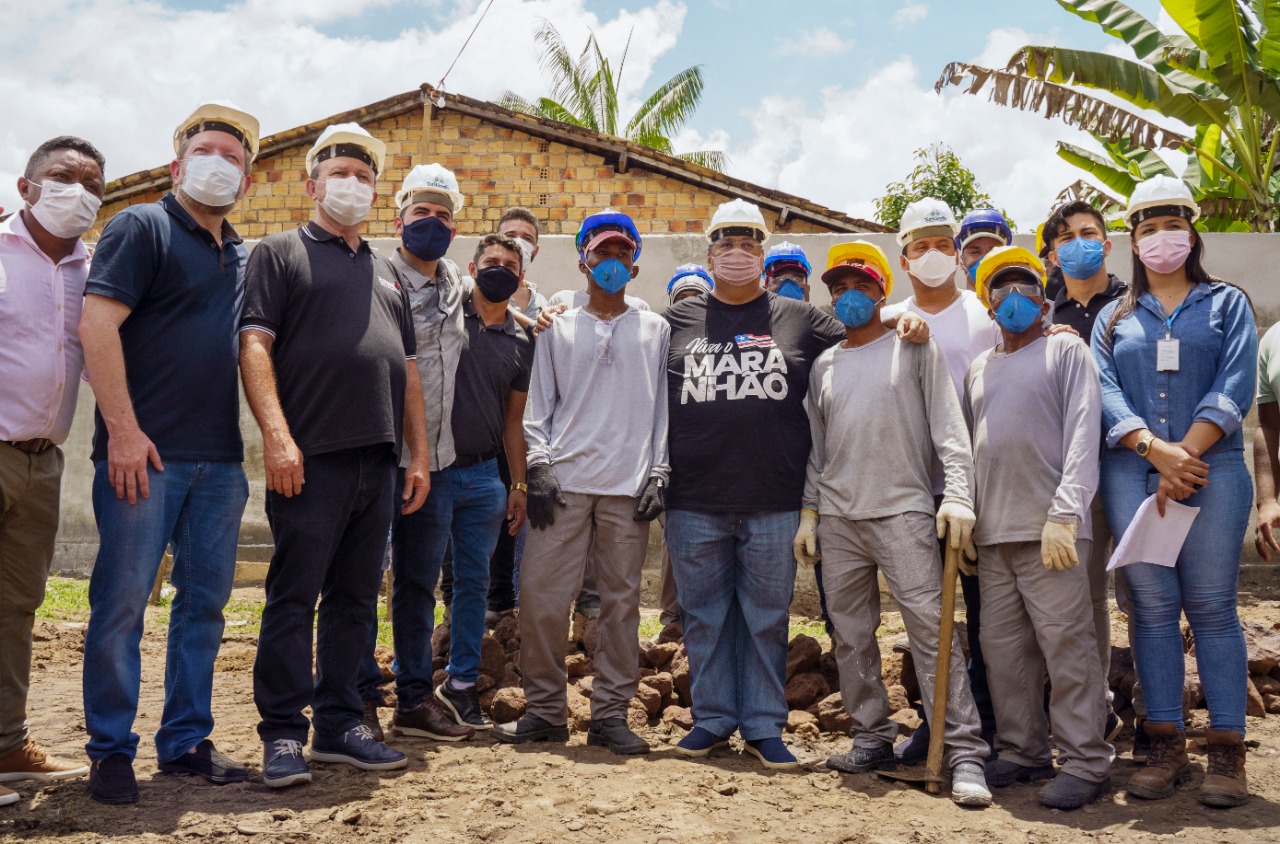 Presidente da Assembleia acompanhou a comitiva do governador na visita à obra de construção do Hospital Municipal de Turilândia  