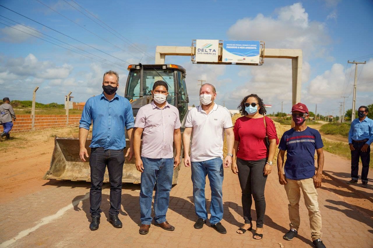 Vistoria à obra de drenagem em trecho da MA-315, que vai melhorar a infraestrutura da entrada da cidade