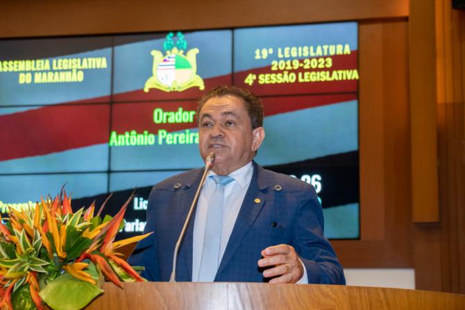 Antônio Pereira parabeniza Estreito pelos 40 anos de emancipação política