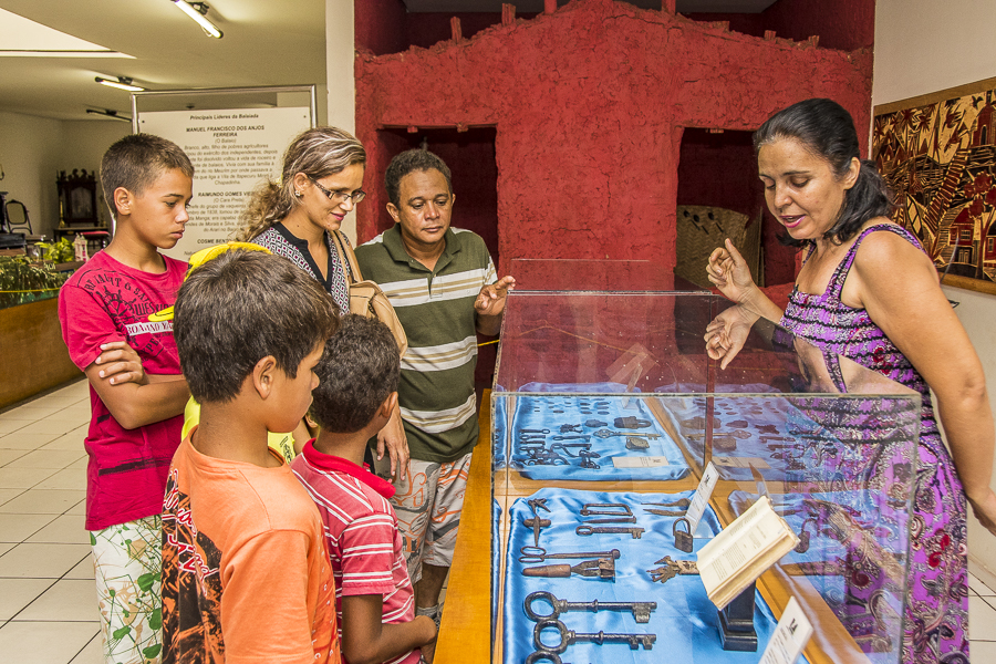 "Eu estou muito feliz em ter inserido a minha família aqui nesse local para conhecer a história da Balaiada