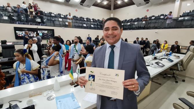 Zé Inácio toma posse na Mesa Diretora do Parlamento Amazônico 