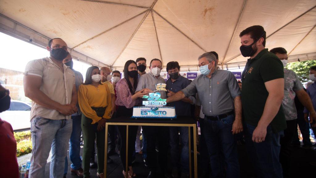 Antônio Pereira participa da festa de aniversário de Estreito e agradece obras conquistadas 