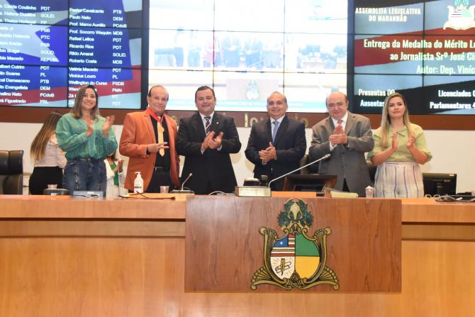 Assembleia Legislativa entrega Medalha ‘João do Vale’ ao apresentador Zé Cirilo