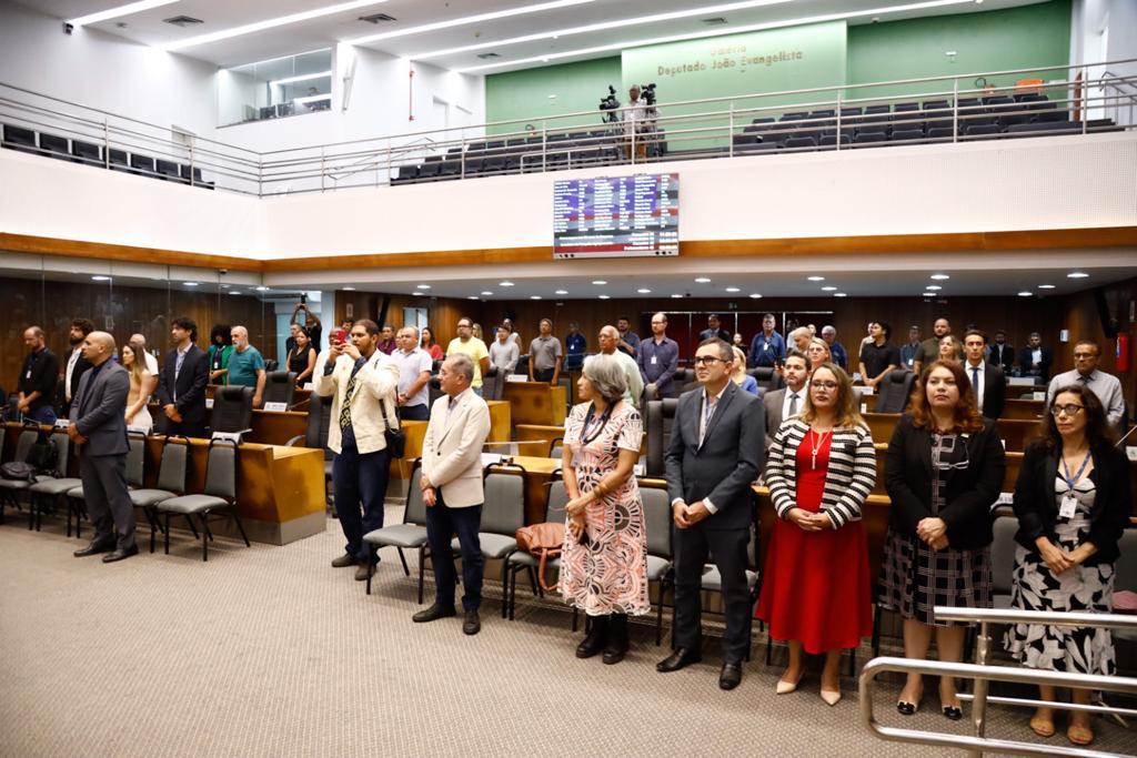 Solenidade reuniu gestores e servidores da Embrapa, além representantes de entidades parceiras