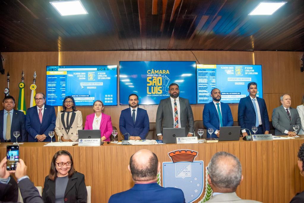 Iracema Vale prestigia abertura do Ano Legislativo na Câmara Municipal de São Luís
