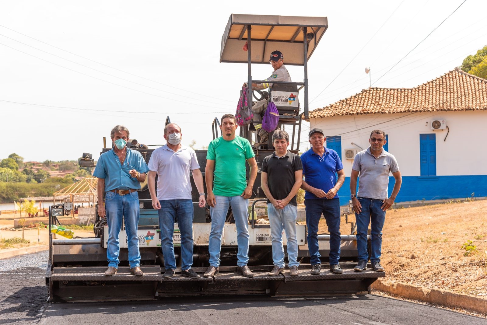 Presidente da Assembleia acompanha o andamento dos serviços de infraestrutura urbana em Benedito Leite