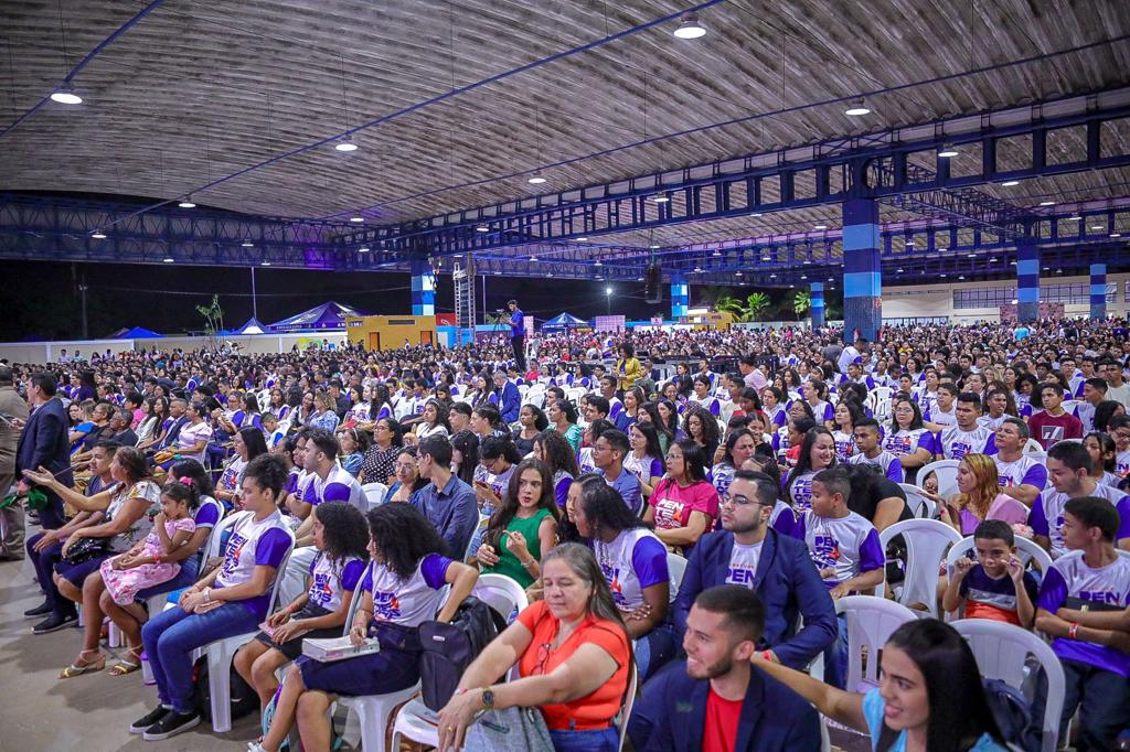 Milhares de jovens compareceram ao 12º Congresso de Mocidade da Assembleia de Deus em São Luís