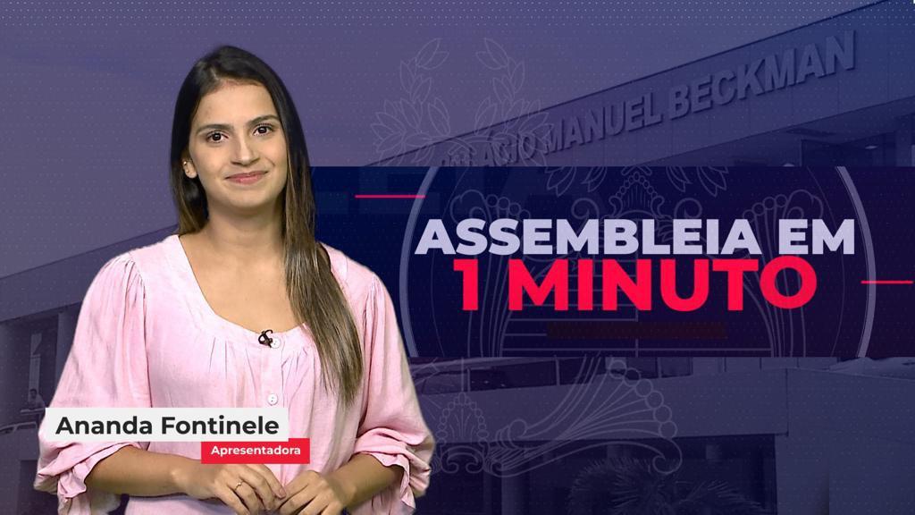 Estreia nesta segunda-feira o programa “Assembleia em 1 Minuto” na TV Assembleia