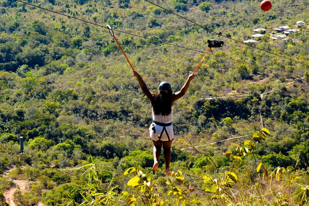 O passeio também é ideal para quem é amante do turismo de aventura