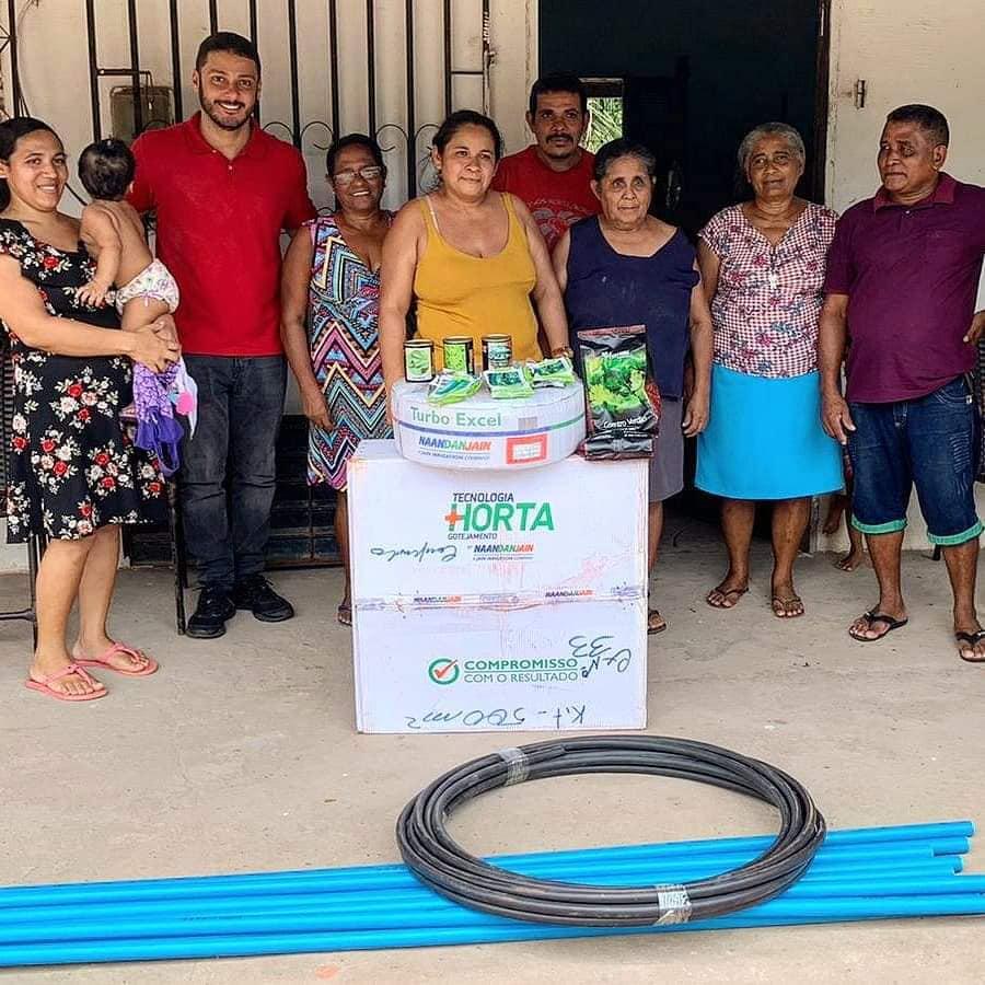 Wendell Lages entrega kits de irrigação a agricultores de Itapecuru-Mirim