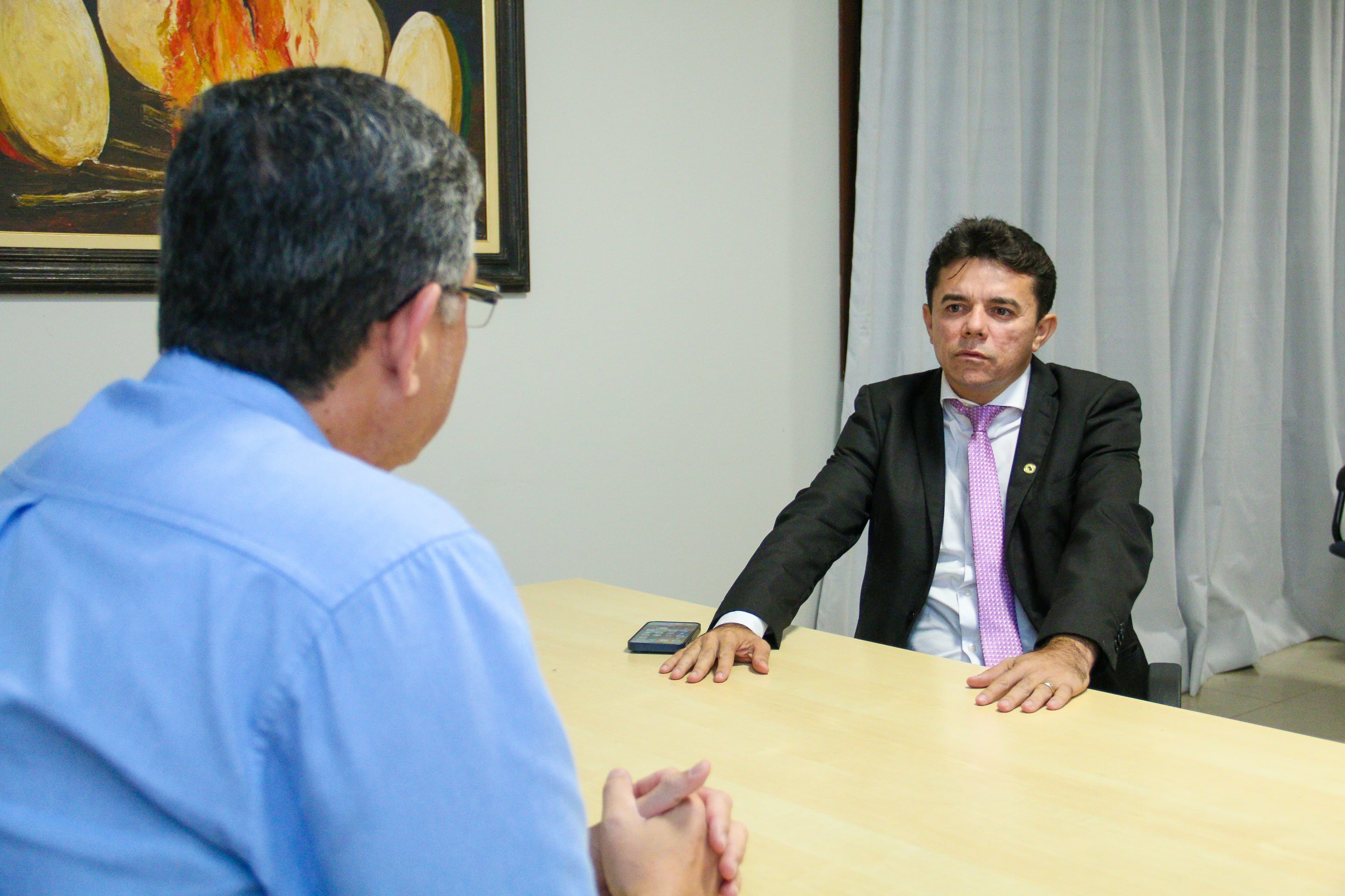 Deputado Alan da Marissol reunido com o vice-presidente da Fundação, Antonio Dino Tavares