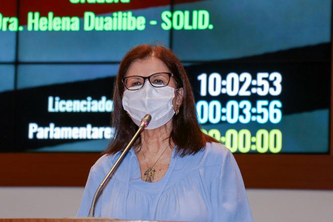 Helena Duailibe anuncia destinação de ambulâncias para São José de Ribamar.