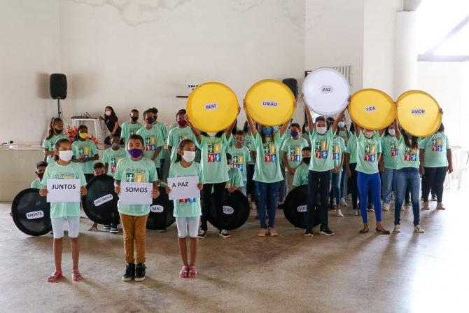 Gedema promove confraternização de Páscoa para alunos do programa Sol Nascente 