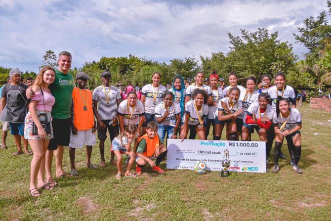 Neto Evangelista realiza torneio de futebol feminino em Santa Rita