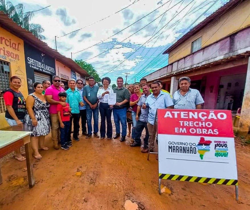 Adelmo Soares vistoria obras em São José de Ribamar e Paço do Lumiar