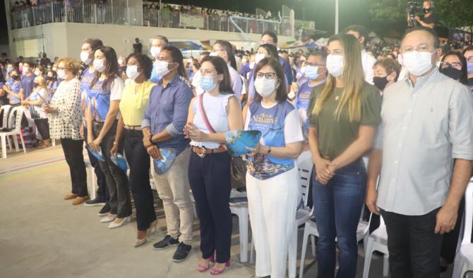 Helena Duailibe participa do encerramento do Círio de Nazaré do Cohatrac