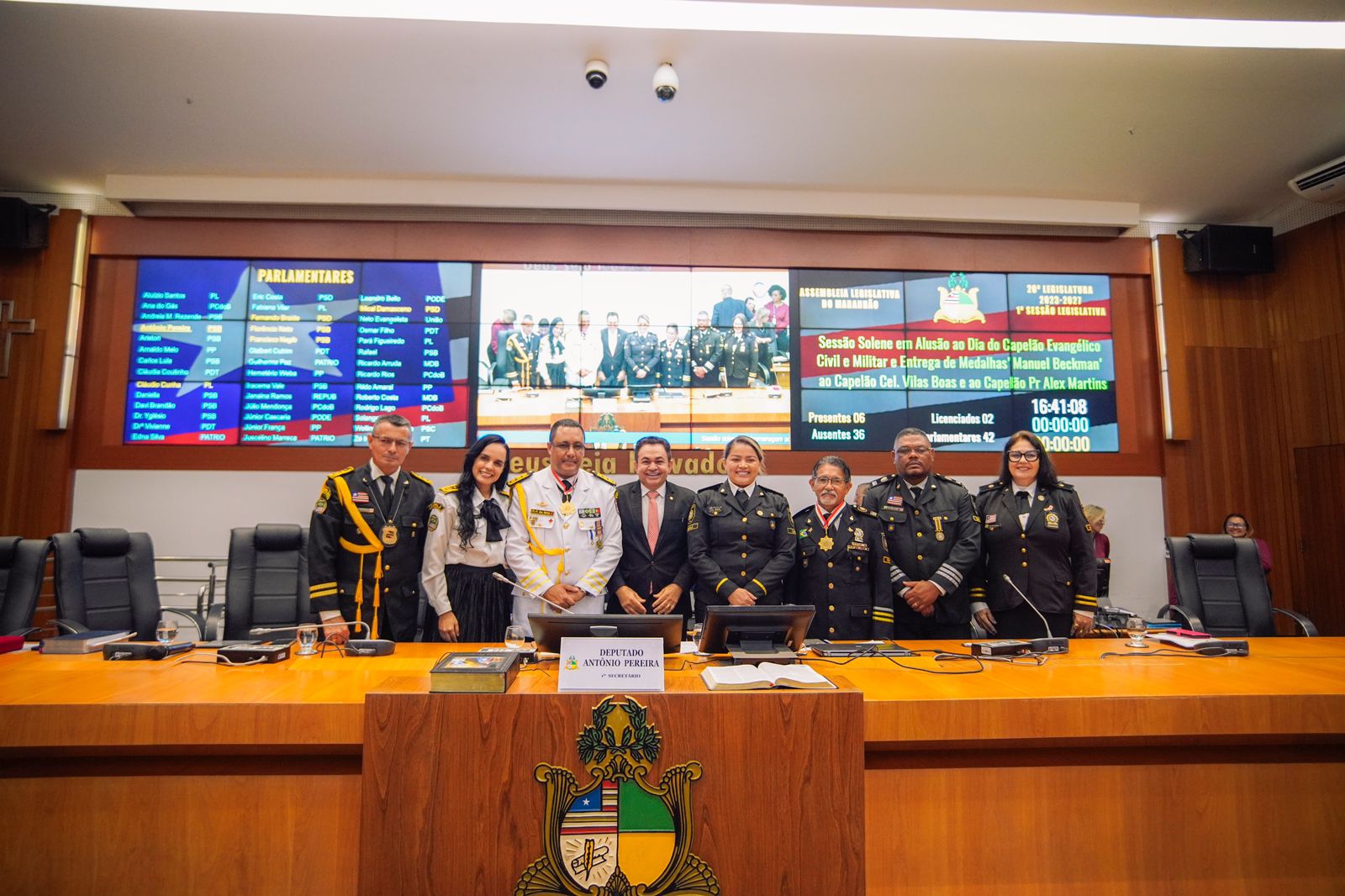 Assembleia Legislativa reconhece o trabalho dos capelães e homenageia pastores evangélicos dedicados à função 