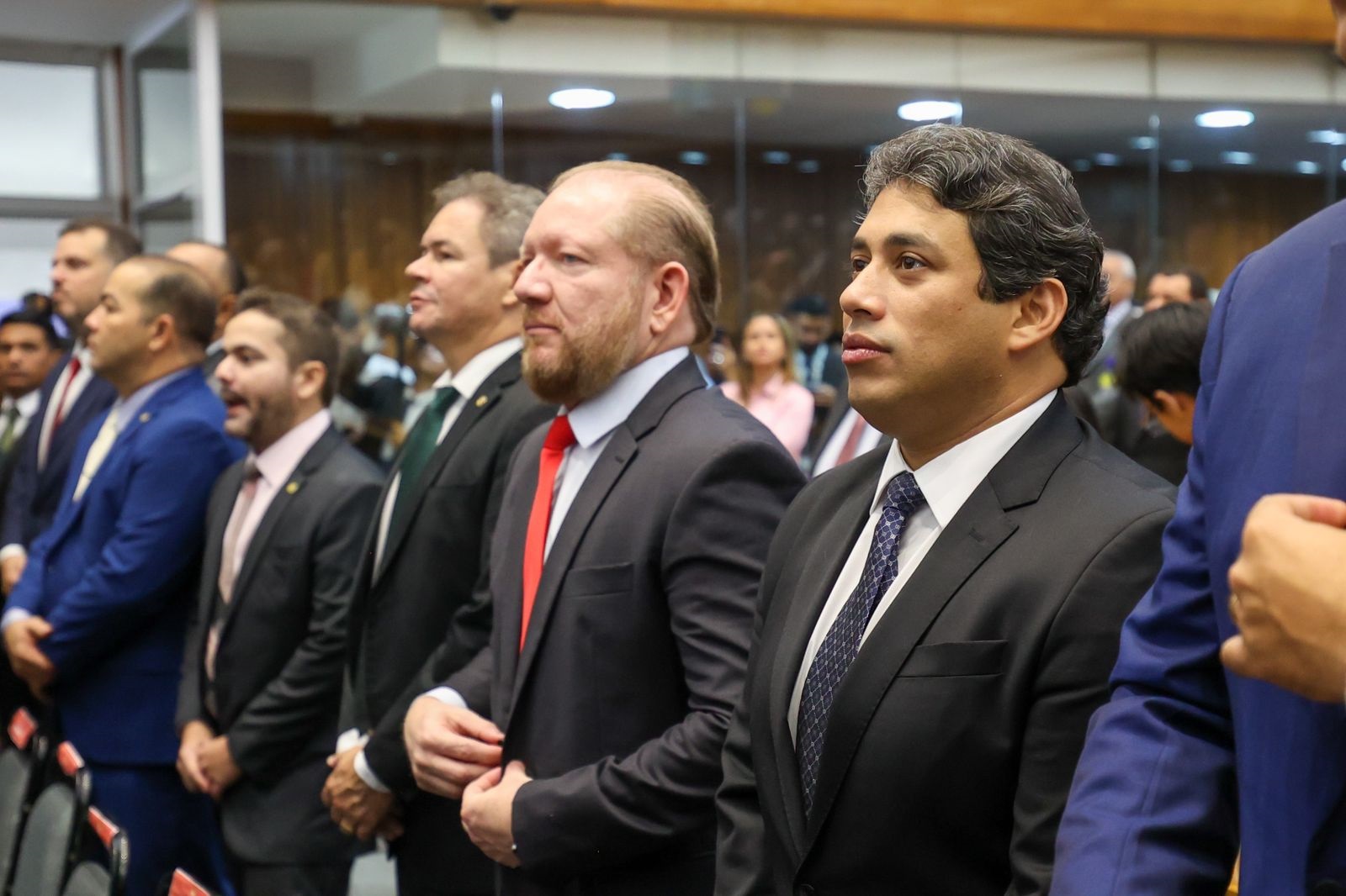 Deputado Osmar Filho na solenidade de posse para seu primeiro mandato na Assembleia Legislativa do Maranhão