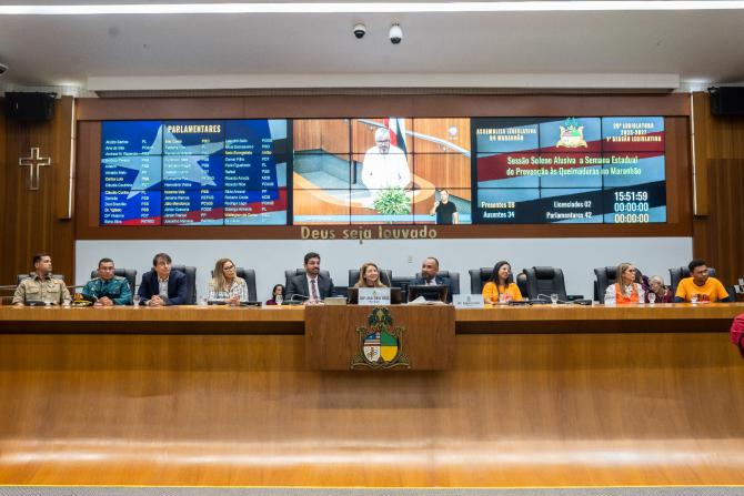 Assembleia realiza sessão solene alusiva à Semana Estadual de Prevenção a Queimaduras no Maranhão