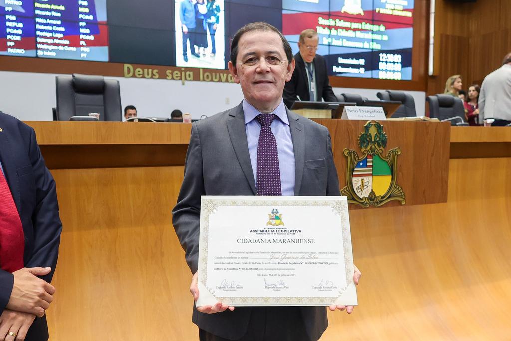 Com o Título de Cidadão Maranhense, José Generoso afirmou que a homenagem lhe dará mais força ainda para lutar pela vida humana 