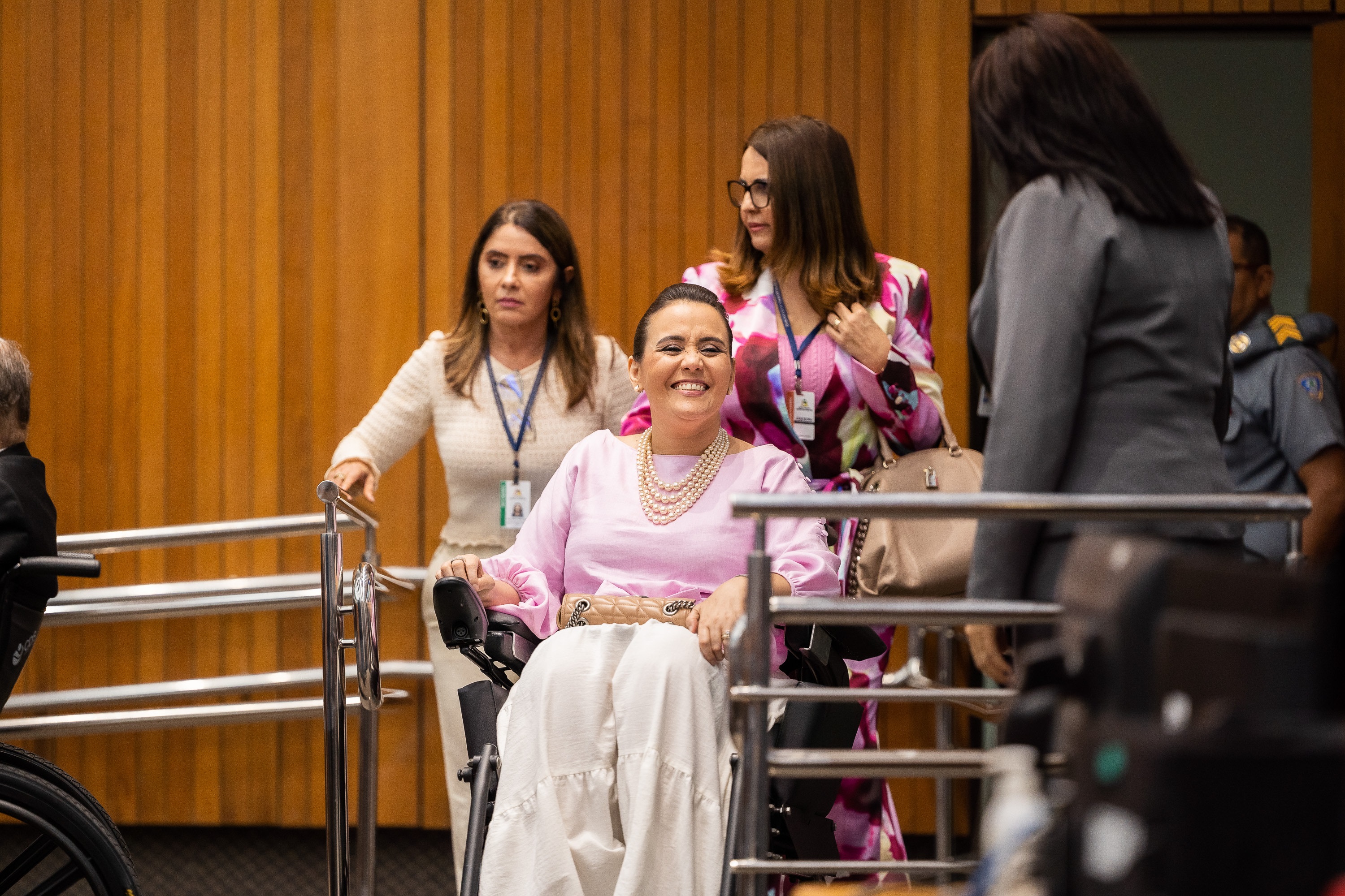 Andreia Rezende agradeceu o apoio e disse ser uma experiência única estar na Assembleia representado a população PCD e as mulheres