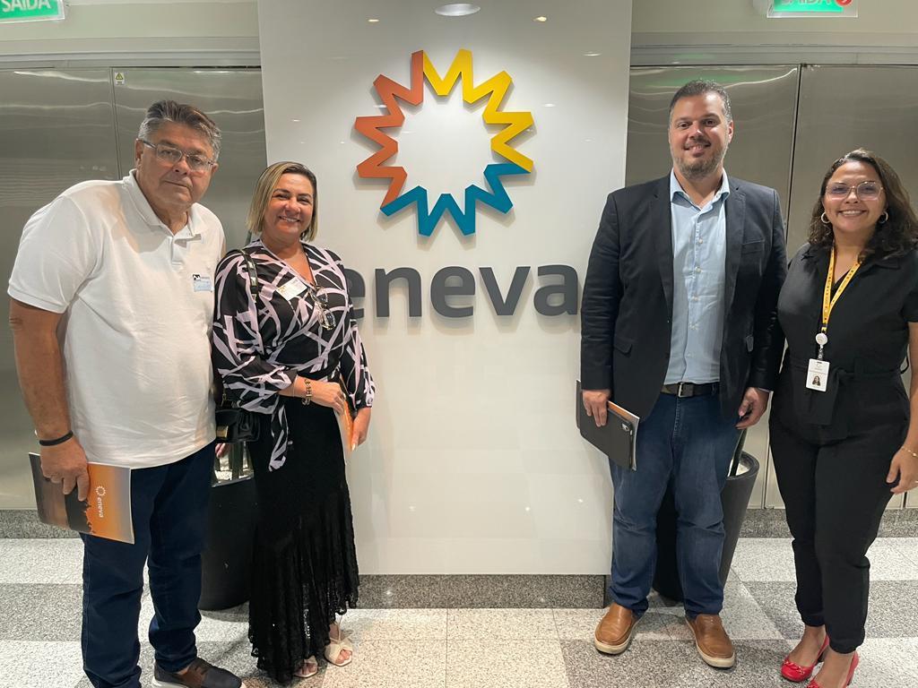Rodrigo Lago participa de reunião na sede da Eneva sobre extração de gás natural em São Domingos 
